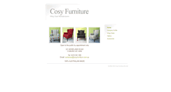 Desktop Screenshot of cosyfurniture.com.au